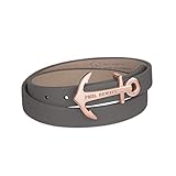 Material: Edelstahl, Anker: Leder
