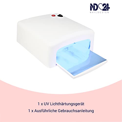 Premium Shellac Polish Gel Nagellack Starter Set UV Lampe + Red Collection Lacke - Made in Germany – Bild 4