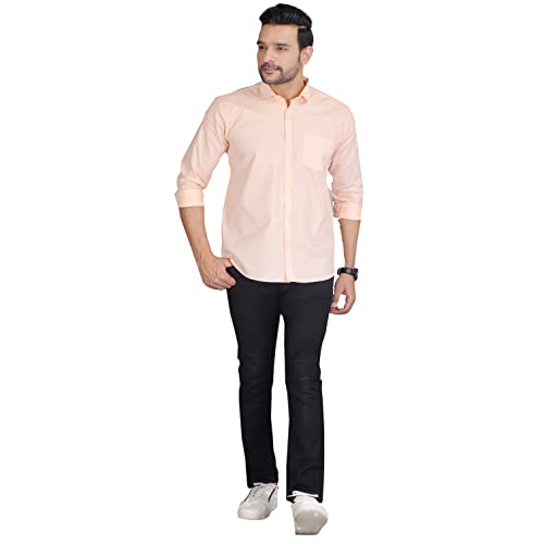 Image of Man Slim Fit Cotton Casual Shirt
