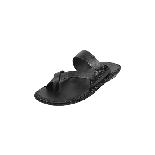 Image of Metro Mens Leather Chappals