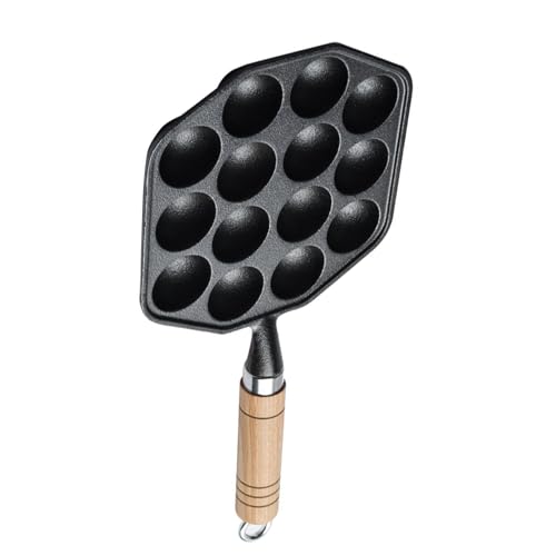 Poêle takoyaki maker en fonte qui ne colle pas avec accessoires de cuisson - 4
