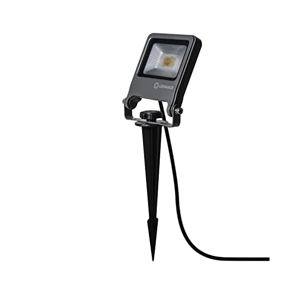 Ledvance LED Garten-Flutlicht, Leuchte für Außenanwendungen, Warmweiß, Endura Garden Flood Spike – Bild 4