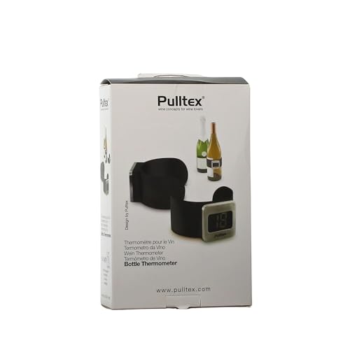 Wine service nero - termometro digitale da bottiglia