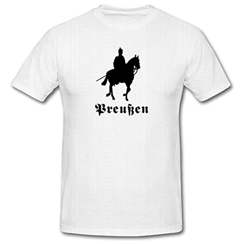 T-shirt Guerre des Éperes Preußen #585 blanc vêtement taille Medium