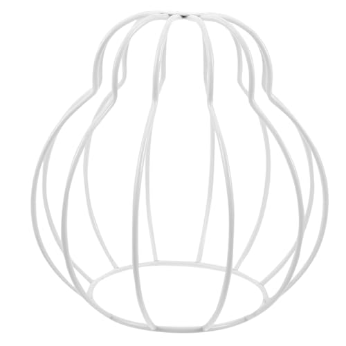 LIOOBO 工業風メタルランプシェードガード 球形電球保護ケージ 頑丈な鉄製灯架 フォームハウス用吊り下げランプシェード テーブルランプ