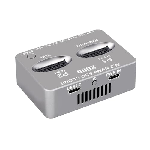 Docking Station Doble NVME SSD USB 3.2 Tipo C miniatura 3