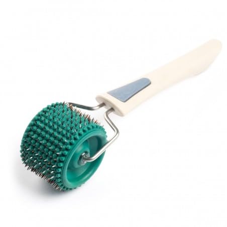 Rodillo de masaje facial Lyapko para cara, color verde, masajeador facial, rodillo de masaje antiestrés, rodillo de agujas de Dr. Lyapko, herramienta de masaje, rodillo de relajación, acupuntura