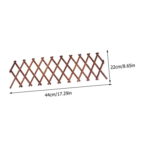 Treillis de jardin en bois carbonisé résistant pour séparation extérieure - 3