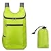 10L Waterproof Lightweight Hiking Backpack for Outdoor Sports, Portable Folding Rucksack Made of Water-Resistant Polyester, Green(Green)