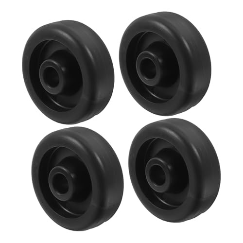 MAGICLULU Ruedas para Equipos Fitness Accesorios de Repuesto 4 Piezas Plástico Resistente Movimiento Compatible Bicicletas y Cintas de Correr para Gimnasio y Ejercicio Profesional