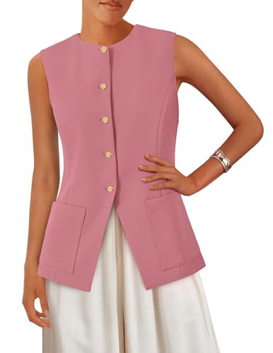 PRETTYGARDEN Women's Blazer Vest 49% Off with Code GFQI6CHP