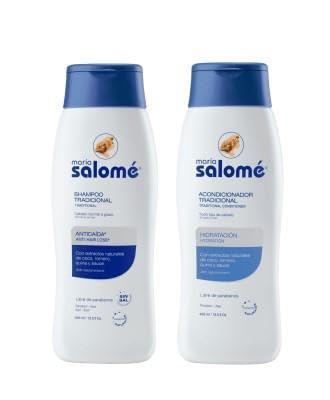 Maria Salome Traditional Hair Loss Prevention Kit of Shampoo 13.5 fl.oz. - Conditioner 13.5fl.oz.