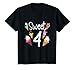 Enfant T-shirt humoristique avec inscription « Ice Cream Sweet 4th Birthday » T-Shirt