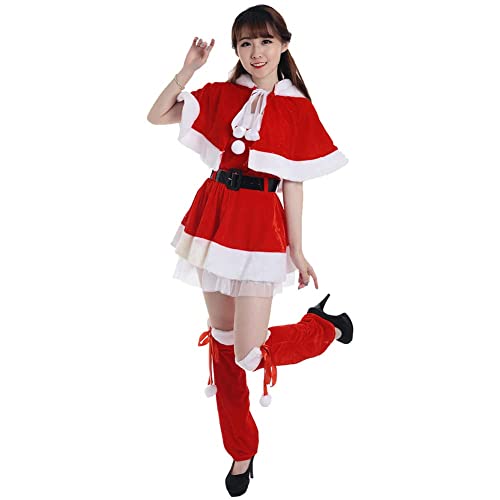 [Formemory] サンタワンピース クリスマス コスプレ レディース セクシー サンタクロース 仮装 サンタ 衣装 クリスマス 仮装 サンタクロース コスプレ ワンピース 大人 レディース イベント 大きいサイズ 演出服 イベント パーティー 舞台 新年会 文化祭 クリスマス パーティー かわいい