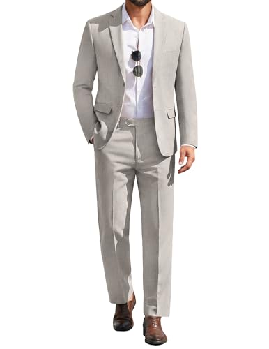 Ensemble costume homme ajusté avec veste mariage et pantalon habillé affaires