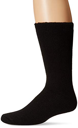 HEAT HOLDERS Mens Lite Crew Sock, Navy, 7-12