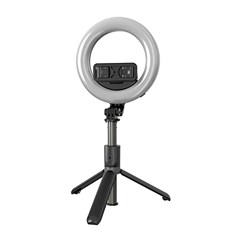 Aro de luz LED SCRUBY L07 con trípode integrado para móvil y conexión Bluetooth multifunción 2