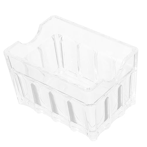 FELTECHELECTR Plastic Sugar Bag Holder Coffee Bar Tea Bag Organizer Desktop Tea Bag Box Tea Storage Organizer Box