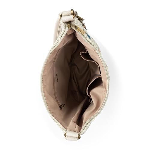 Image of The Sak Sequoia Hobo Bag - Hand Crochet Large Women's Purse for Everyday & Travel - Durable Handbag & Tote With Zipper Pocket