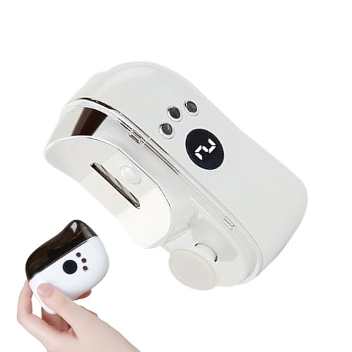 Elektrischer Nagelknipser, LED-Licht-Trimmgerät, automatischer Fingernagel- und Zehennagelknipser mit motorisiertem Design, einfaches Griffwerkzeug, Präzisions-Pflegezubehör für Damen und Herren