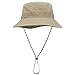 Summer Quick-Dry Bucket Hats for Men and Women UPF50+ Outdoor Sun hat UV Protection Beach Hat Khaki