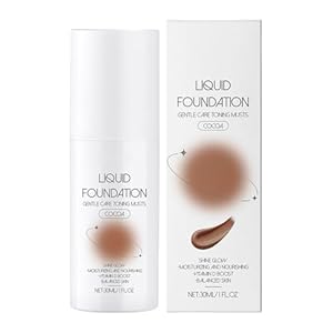 Learnlyrics RPE3H076761M8E6G Feuchtigkeitsspendende Kakao Flüssig-Foundation