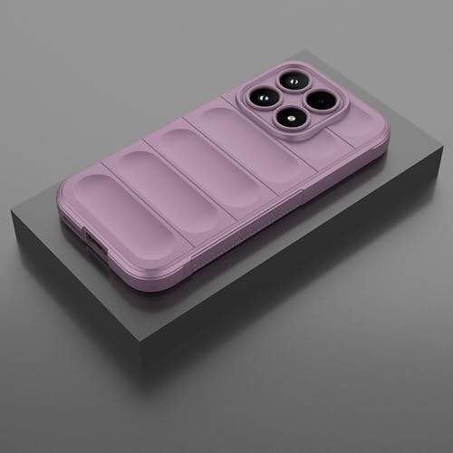 Image of for Xiaomi 17 Case Anti-Drop Soft TPU Rugged Phone Back Cover - Light Purple