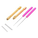 CORHAD Doll Hair Reroot Tool Set mit Austauschbaren Nadeln und Kunststoffkonen DIY Puppenhaar Reparatur Wurzelwerkzeug Leichtes Tragbares Zubehör für Puppenrestaurierung