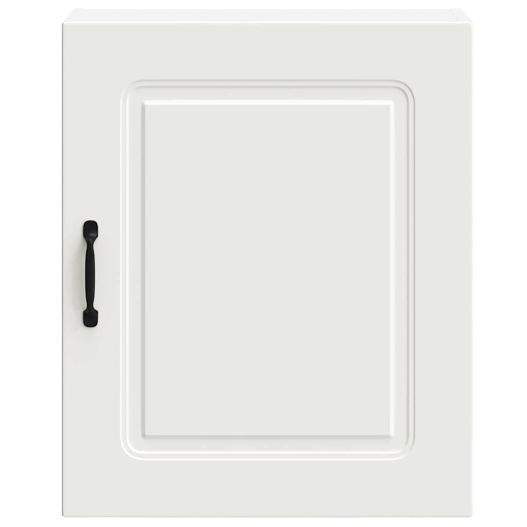 vidaXL Pensile da Cucina Kalmar Bianco in Legno Multistrato, pensile da Cucina, Armadio da Cucina a Parete, pensili con Ante, pensile Montato