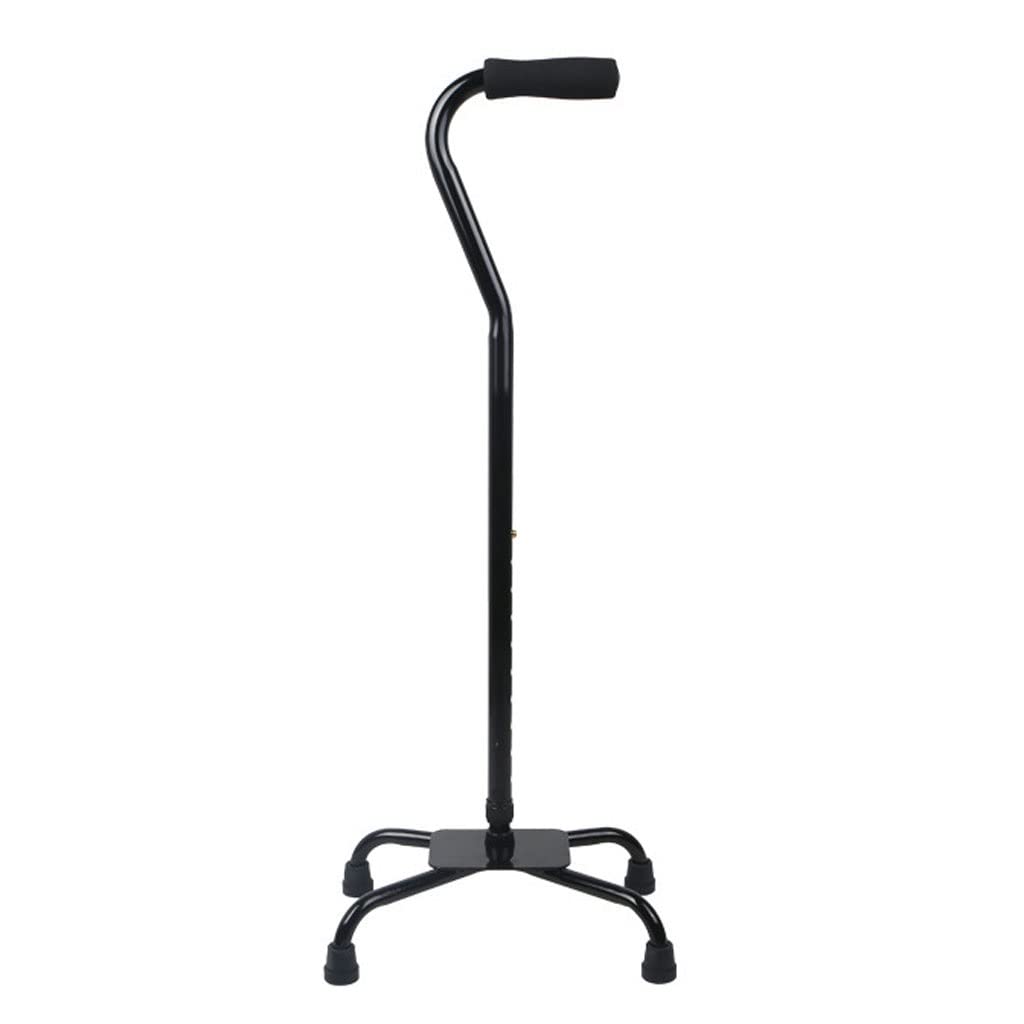 Muletas de Cuatro Patas de aleación de Aluminio for Ancianos Bastón telescópico Ajustable de Cuatro Esquinas for Ancianos