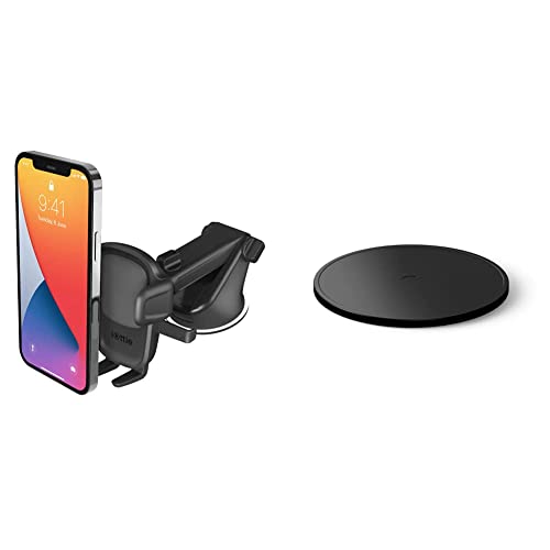 iOttie Easy One Touch 5 Dashboard & Windshield Universal Car Mount Phone Holder Desk Stand for iPhone, Samsung, Moto, Huawei, Nokia, LG, Smartphones & Adhesive Dashboard Pad
