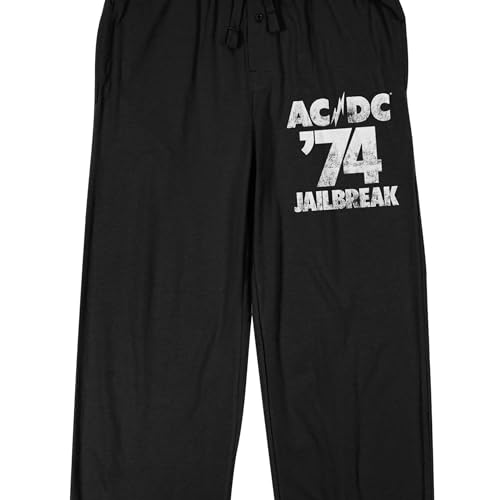 AC/DC '74 Jailbreak Men's Black Sleep Pants2