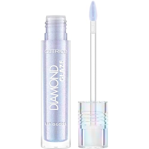 Catrice Cosmetics Brillo de labios Diamond Glaze, resultado inmediato, brillante, holográfico, escarchado, 3 ml