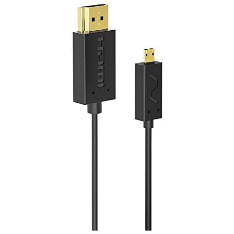 Nanosecond Extreme Slim 2.6’ MICRO HDMI Cable – World’s Thinnest and Most Flexible HDMI Cable. (2.6 Ft / 0.8m) High-Speed Supports Full 1080P, 4K, UltraHD, 3D, Ethernet, and Audio Return Channel Cover