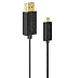 Nanosecond Extreme Slim 2.6' MICRO HDMI Cable - World's Thinnest and Most Flexible HDMI Cable. (2.6 Ft / 0.8m) High-Speed Supports Full 1080P, 4K, UltraHD, 3D, Ethernet, and Audio Return Channel