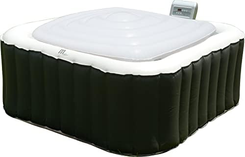 MSpa Hot Tub Spa Heat Preserver & Rain Outflow Inflatable Bladder Cover Square Fits All 6 People Square Spa Alpine/Tekapo/Soho/Bliss/Lite 160cm