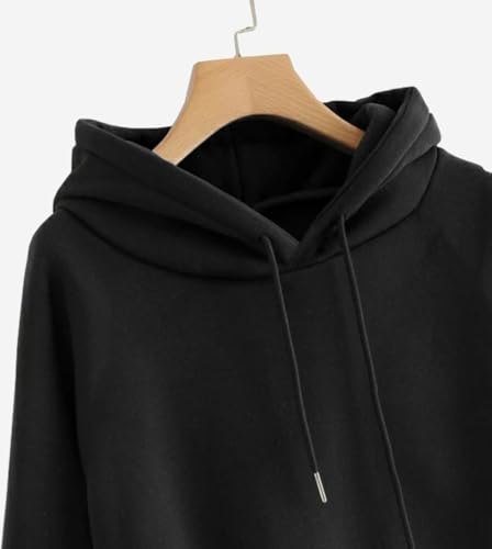 Image of Mack Jonney Solid Hooded Cotton Fleece Sweatshirt for Men-VMACK639116