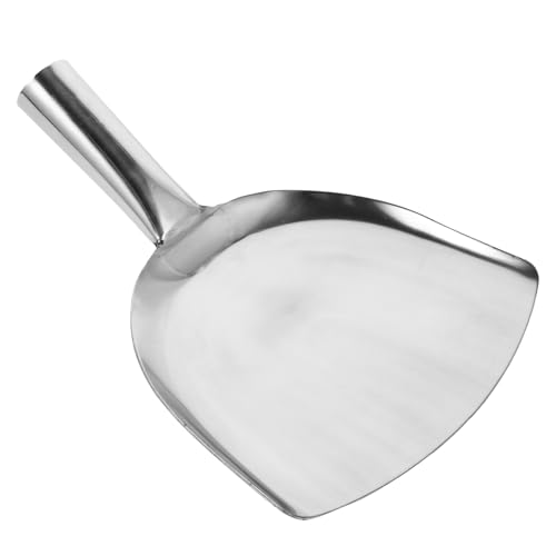 Yardenfun Pelle à Cendres en Acier Inoxydable 19 Cm Épaisseur 1,7 Mm, Râteau à Cendres pour Barbecue au Charbon, Outil Résistant à Haute Température pour Cheminée, Poêle à Bois et Four