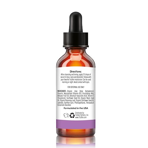 Truskin Niacinamide Serum For Face – Made With Niacinamide, Hyaluronic Acid, Aloe Vera & Avocado Oil - Skin Care For Targeting Acne & Pores While Helping With Hyperpigmentation, 1 Fl Oz #TOP6