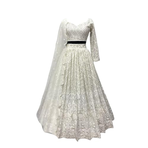 Image of DhrishafashionWOMEN'S Georgette Semi-Stiched lehnga (SF-ver12no Purple1 Free Size)