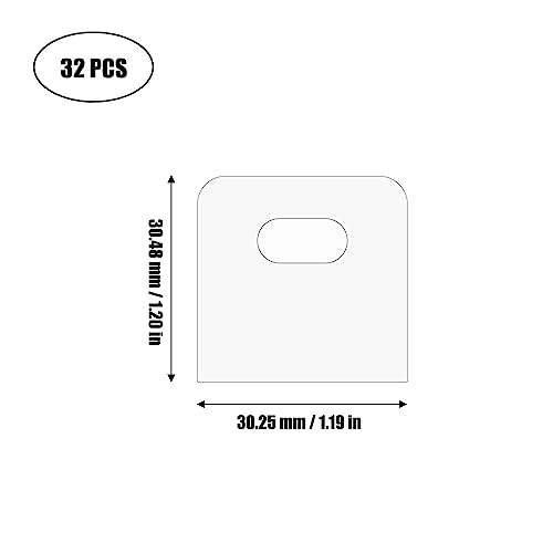 32 Pcs Vertical Blind Repair Tabs Clear Vertical Blinds Replacement Slats Panels Self-Adhesive Blinds Replacement Fixers Window Blinds Repair Parts #TOP1