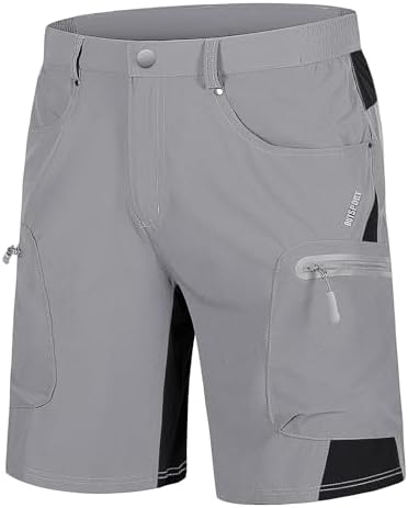 TACVASEN Men’s Cargo Shorts Quick Dry Lightweight Hiking Shorts Casual Outdoor Athletic Shorts with Multi Pockets