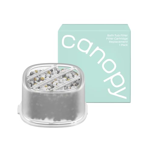 Canopy Bath Tub Filter Cartridge – Original Replacement Filter | Compatible with Canopy Bath Tub Filters, BPA-Free, Replace Every 90 Days