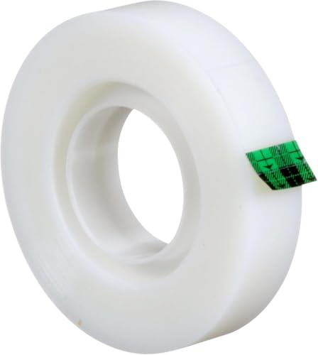 Scotch Magic Tape, 1 Roll, 12 mm x 33 m - General Purpose Sticky Tape for Document Repair, Labelling & Sealing