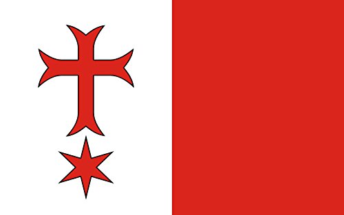 Drapeau de Siechnice grand format pavillon horizontal extérieur