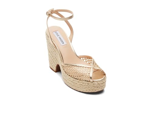 What to Wear to a 40th Birthday Party: 42 Stunning Dresses to Celebrate in Style 8 Steve Madden Women's Sydnee Heeled Sandal, Gold Raffia, 9