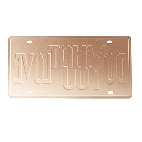 Image of Do What You Love Multipurpose Metal Signs - License Wall Plate, Decorative Car Tag - Ideal for Cafe, Restaurant, Shop, Home, Hotel, Club, Office, Living Area