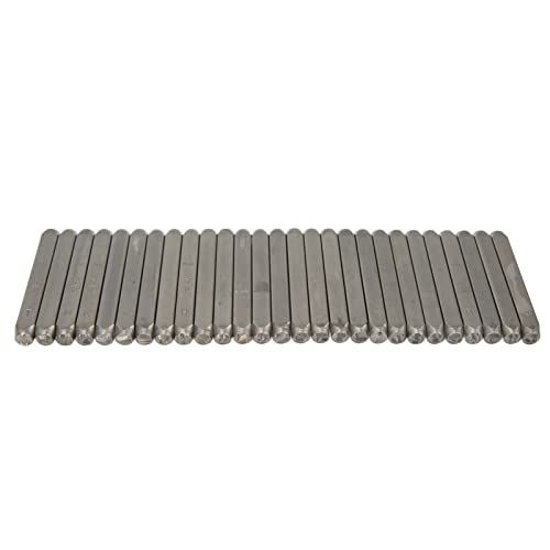 Conjunto de 27 Peças de Juntas Metálicas Portáteis de Aço Carbono de Alta Dureza para Joias (Letras