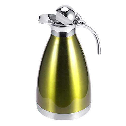 Chaleira de aço inoxidável à prova de vazamento à prova de ferrugem,(Type A alloy handle gold, 1.5L)