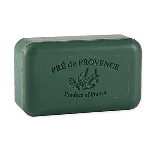 Image of Pre de Provence Artisanal Soap Bar, Natural French Skincare, Enriched with Organic Shea Butter, Quad Milled for Rich, Smooth & Moisturizing Lather, Noble Fir, 5.3 Ounce